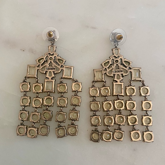 J. Crew Antiqued Stone Chandelier Earrings - Picture 2 of 2